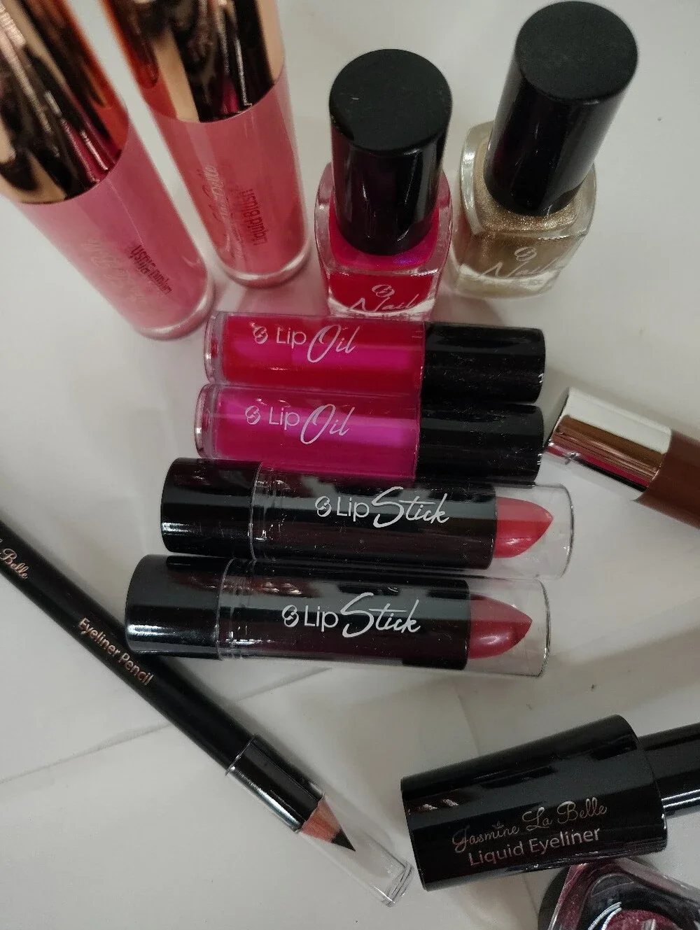 Makeup Bundle Lipstick Eye Liner Lip Oil Contour Stick Liquid Blush Eye Liner